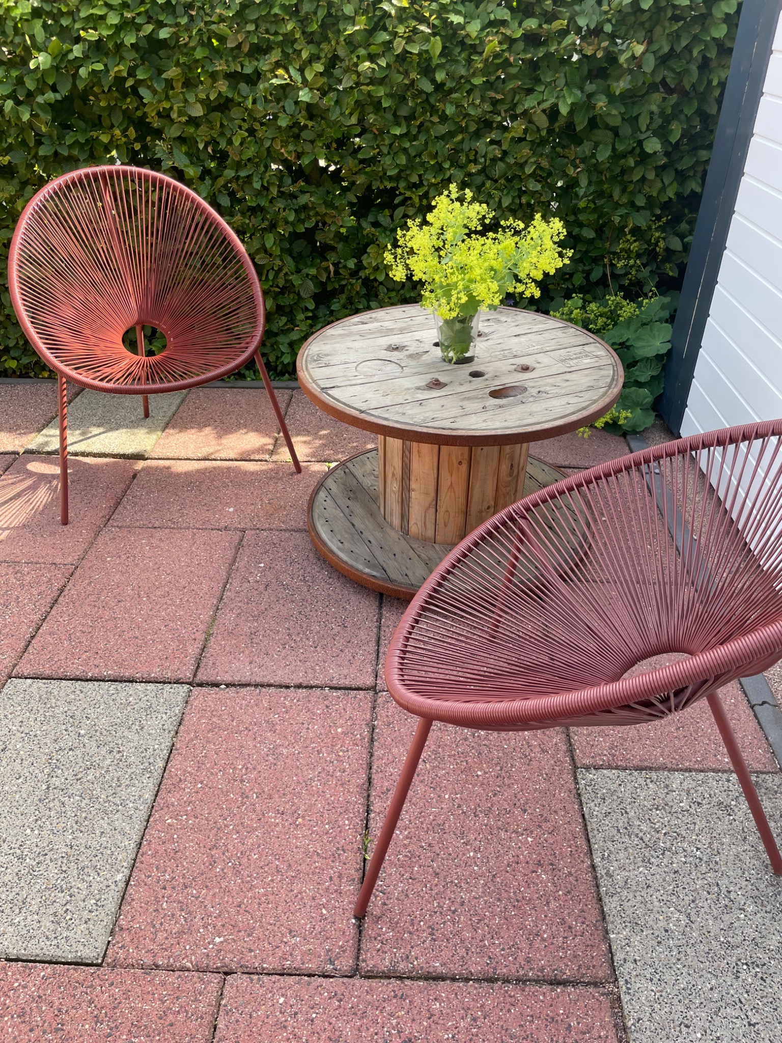 Sitzplatz auf der Terrasse von Friesje