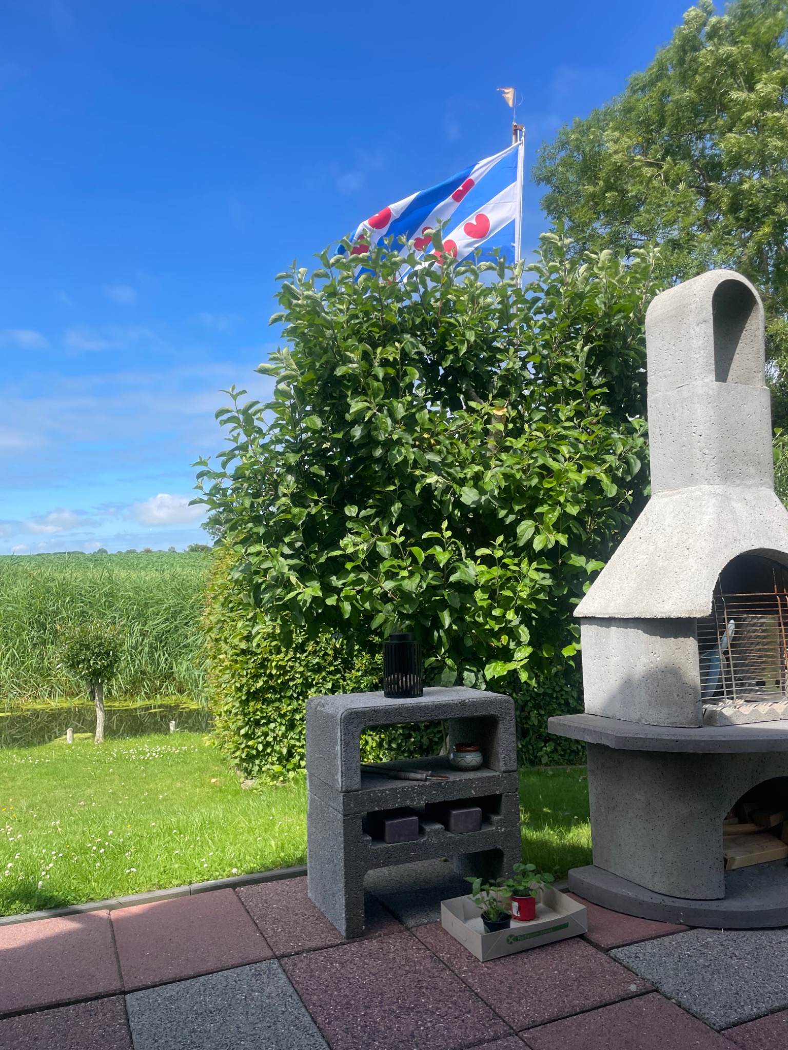 Grillplatz im Garten